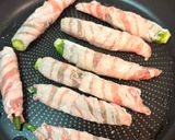 旨辛ハニーコチュジャン味♪オクラの肉巻き作り方4写真