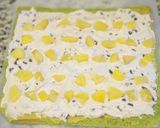 栗入り粒餡と抹茶の米粉ロールケーキ作り方9写真