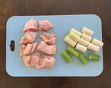 鶏とネギのふっくら蒸焼き作り方1写真