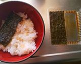 のりと卵の丼作り方3写真