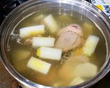 合鴨雑煮(長ネギ、カブ、チンゲン菜)作り方12写真