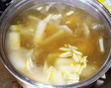 合鴨雑煮(長ネギ、カブ、チンゲン菜)作り方13写真