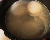 大根と厚揚げなどの煮物　柚子味噌かけ作り方1写真