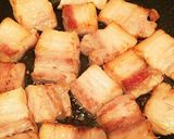 圧力鍋でトロトロ。大根玉ねぎ入り豚の角煮作り方3写真