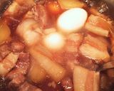 圧力鍋でトロトロ。大根玉ねぎ入り豚の角煮作り方9写真