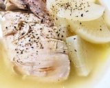 ロティサリーチキンで参鶏湯☆コストコ作り方5写真