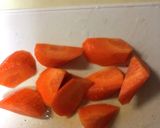 大根と厚揚げなどの煮物 柚子味噌かけ作り方2写真
