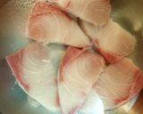 寒鰤とブロッコリーの豆板醤炒め。作り方2写真