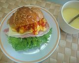 朝はセルフで♪カフェ風クロワッサンサンド作り方7写真