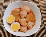 ★☆圧力鍋で鶏肉と大根、茹で卵の煮物☆★作り方4写真