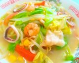 フライパン1つで簡単美味しいチャンポン麺作り方14写真