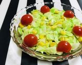 キャベツの芯も キャベツとコーンのサラダ作り方3写真