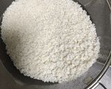 紅白　黄色　緑手作りお餅作り方2写真