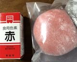 紅白　黄色　緑手作りお餅作り方4写真