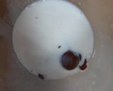 生クリーム不要！濃厚生チョコ風プリン作り方3写真