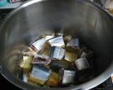 ☆活力ナベで骨まで食す！さんまの甘露煮☆作り方3写真