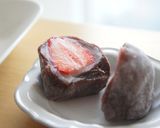 白あん＆ココア＊いちごチョコ大福作り方8写真
