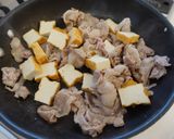 コスパ抜群♪ 厚揚げと豚こま肉の味噌炒め作り方2写真