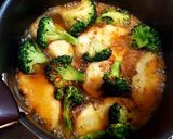 寒鰤とブロッコリーの豆板醤炒め。作り方7写真