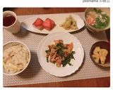 春菊が美味しい♪カニカマ入りかき玉汁作り方8写真