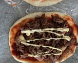 焼肉ピザ作り方4写真