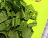 ほうれん草の巣ごもり風目玉焼き✨作り方1写真