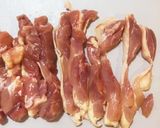 【簡単・材料2つ】鶏もも肉の生姜焼き作り方1写真