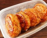 つくおきレシピ☆照焼きレンコンハンバーグ作り方7写真