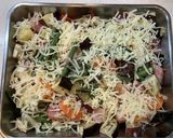 彩り野菜のチーズのせオーブン焼き作り方3写真