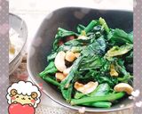 マクロビ☆ほうれん草とナッツのカレー炒め作り方3写真