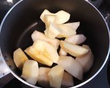 梨とリンゴのコンポート（赤ワイン煮）作り方4写真