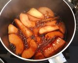 梨とリンゴのコンポート（赤ワイン煮）作り方10写真