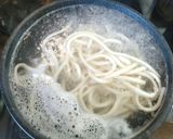 餅巾着の温かいうどん　発酵玉葱作り方6写真