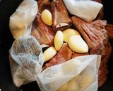 肉骨茶バクテー 干ししいたけ入り作り方3写真