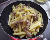 じゃがいもと豚肉とピーマンの炒め物作り方3写真