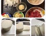 鶏がらスープで牛こまスープ（笑）作り方3写真