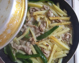 じゃがいもと豚肉とピーマンの炒め物作り方5写真