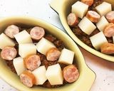 お餅ミートソースグラタン作り方3写真