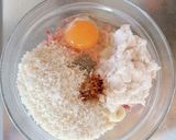 肉団子(隠しレンコン)作り方1写真