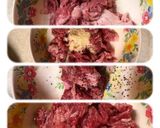 鶏がらスープで牛こまスープ（笑）作り方2写真