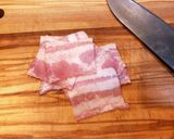 【簡単】揚げなすとベーコンのチーズ焼き作り方1写真