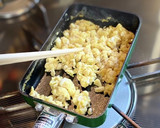 簡単！甘辛　すき焼き牛肉の押し寿司風作り方4写真