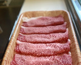 簡単！甘辛　すき焼き牛肉の押し寿司風作り方5写真