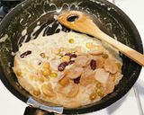 サラダチキンのアンチョビクリームソース作り方8写真