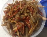彩りきんぴら作り方8写真