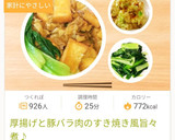厚揚げと豚バラ肉のすき焼き風旨々煮作り方10写真