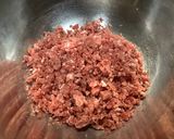 ぶんぶんチョッパーでステーキをハンバーグ作り方7写真