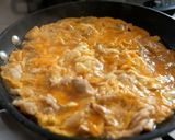 【簡単10分＆節約】とろとろ卵の豚こま丼作り方6写真