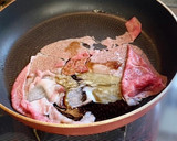 簡単！甘辛　すき焼き牛肉の押し寿司風作り方6写真