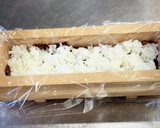 簡単！甘辛　すき焼き牛肉の押し寿司風作り方9写真